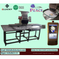 2015 Elucky custom embroidery sewing machine with 7" touch screen for cap garments shoes embroidery